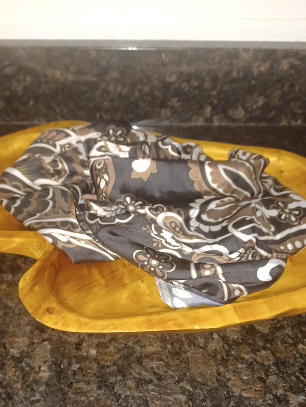 Vintage Style Paisley Satin Bandana | 28x28 Square Head & Neck Scarf
